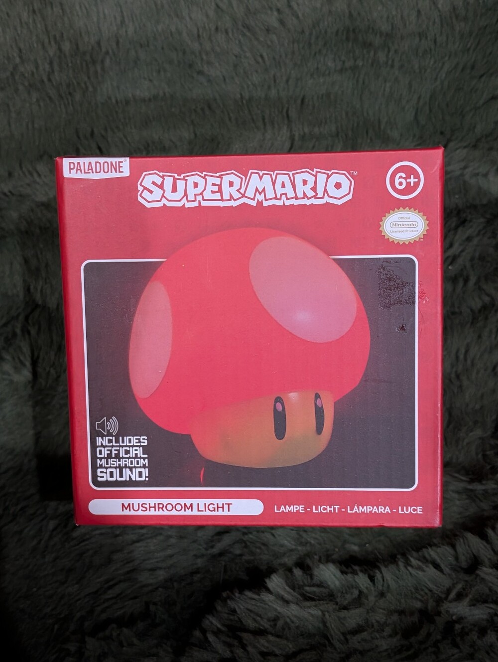 Brand New Official Super Mario Mushroom Light by Paladone with Mushroom Sound